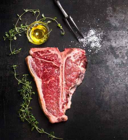 Beef- T-Bone Steak — 100% Grass-Fed & Finished
