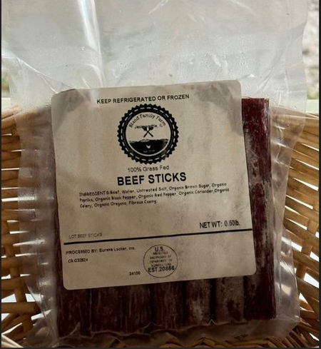 Beef Sticks, Regular – Grass-Fed & Grass-Finished