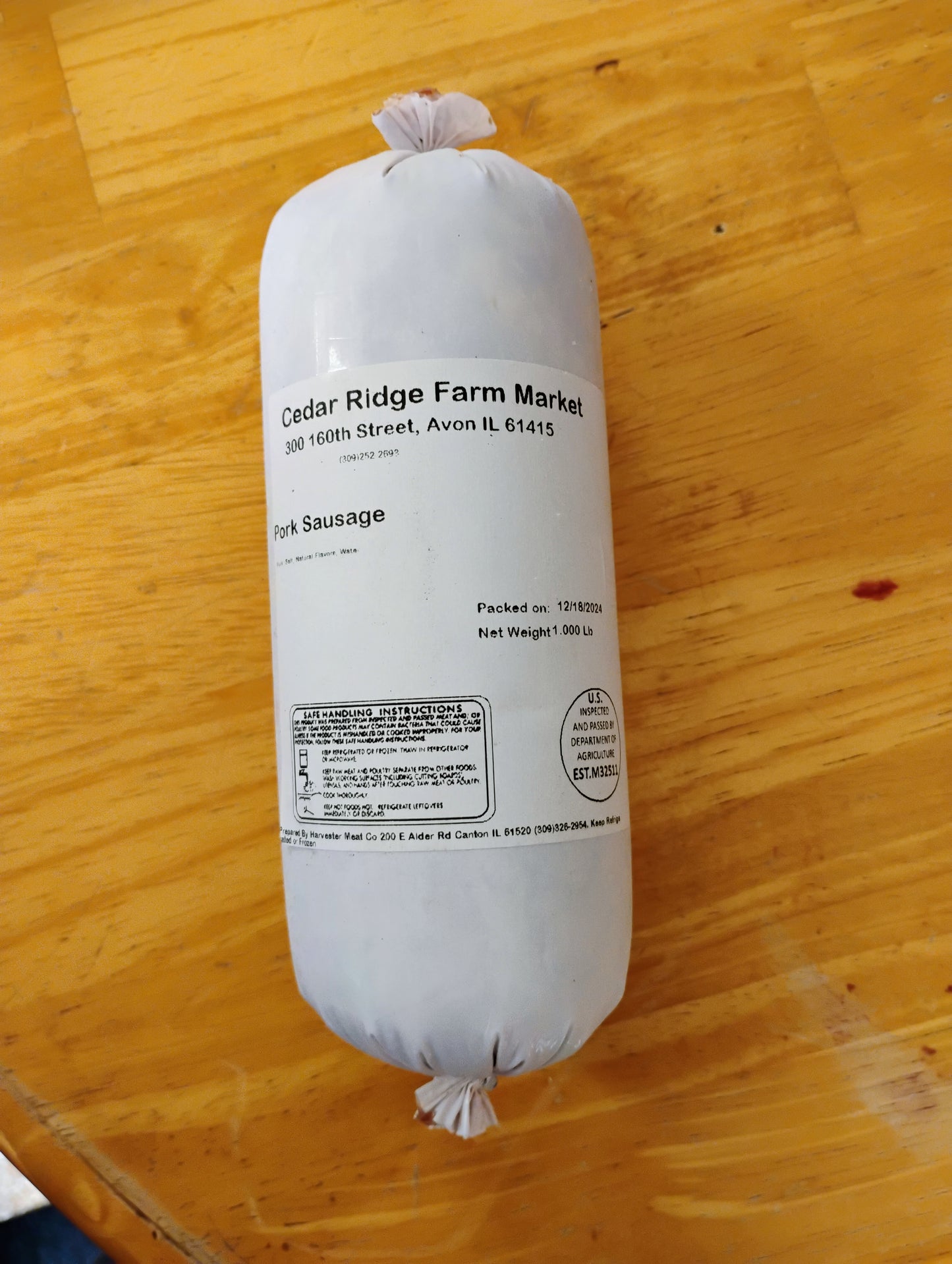 Pork - Ground Sausage - (Pasture-raised | No MSG or Nitrates)