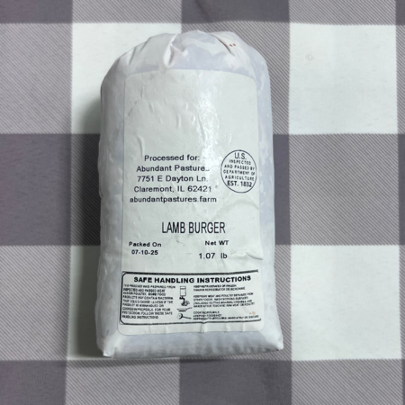 Lamb – Ground (100% Grass-Fed & Finished, 1 lb)