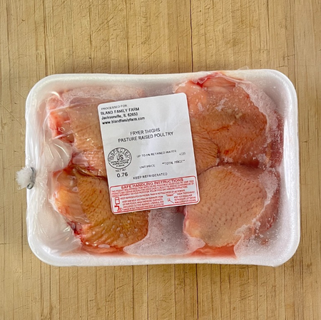 Chicken - Thighs, Pasture-Raised & Non-GMO (5 thighs per pkg.)
