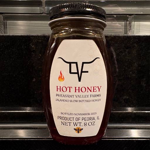 Honey - Jalapeño Infused Hot Honey (Raw)